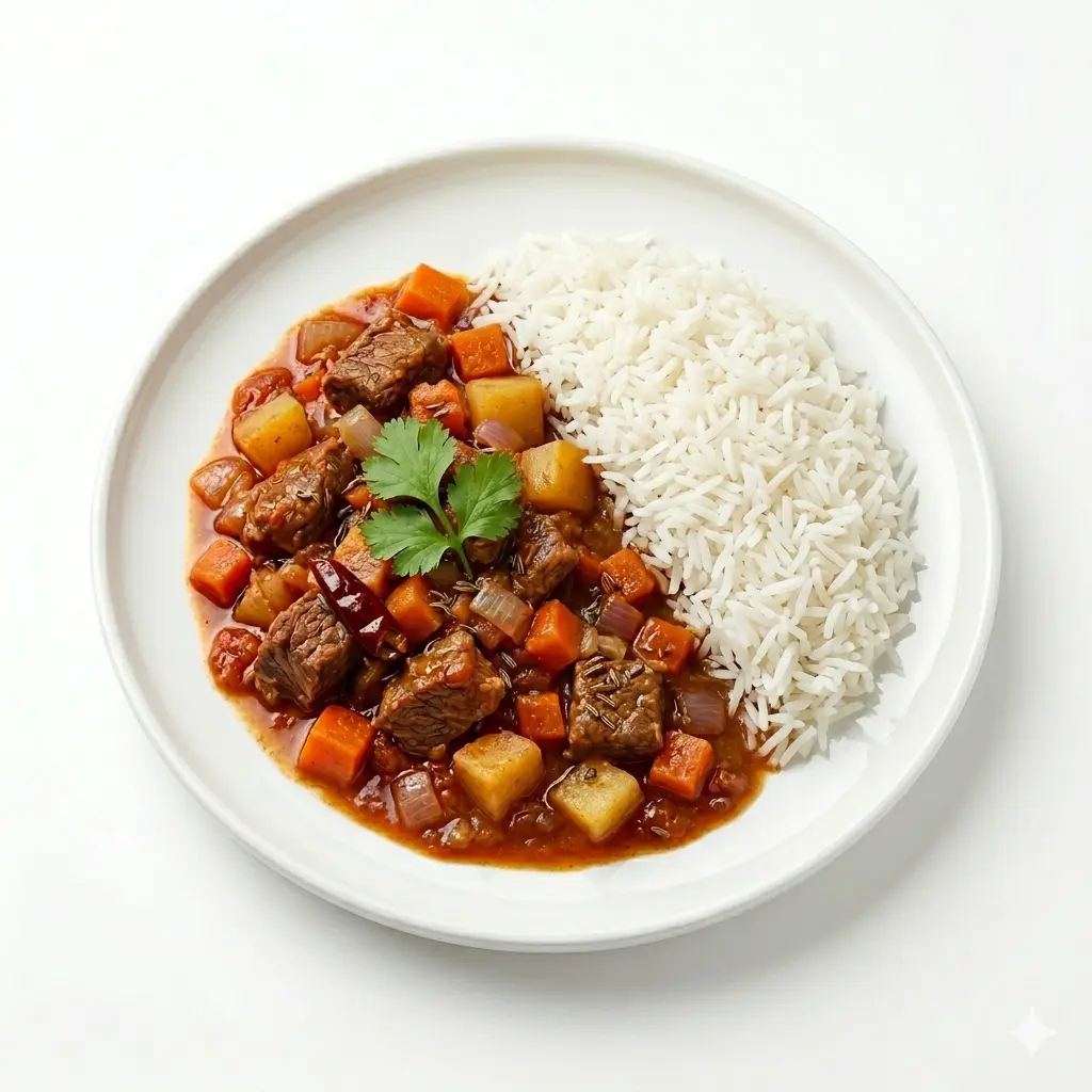 Rice Beef