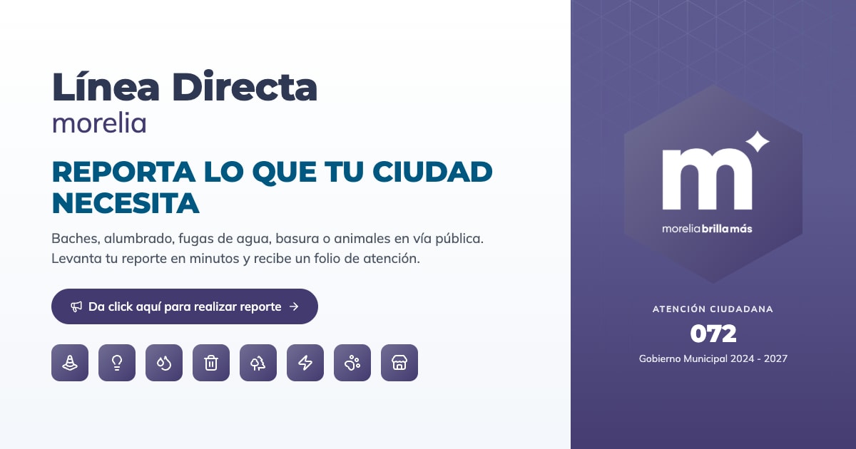 Reporta lo que tu ciudad necesita