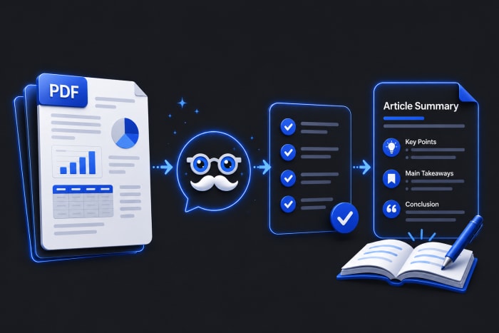 How to Summarize a Long Article with Ask the Genie