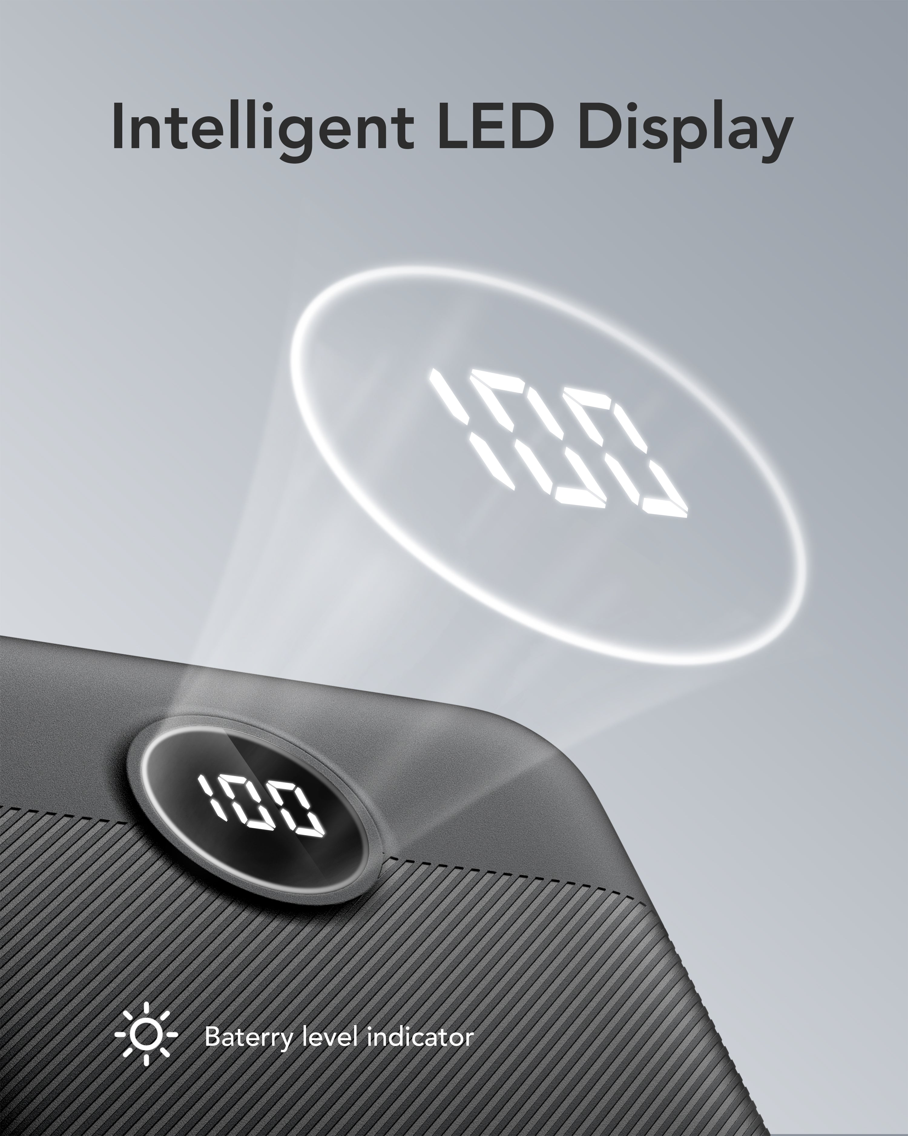 باوربانك 30000mAh شاشة رقمية