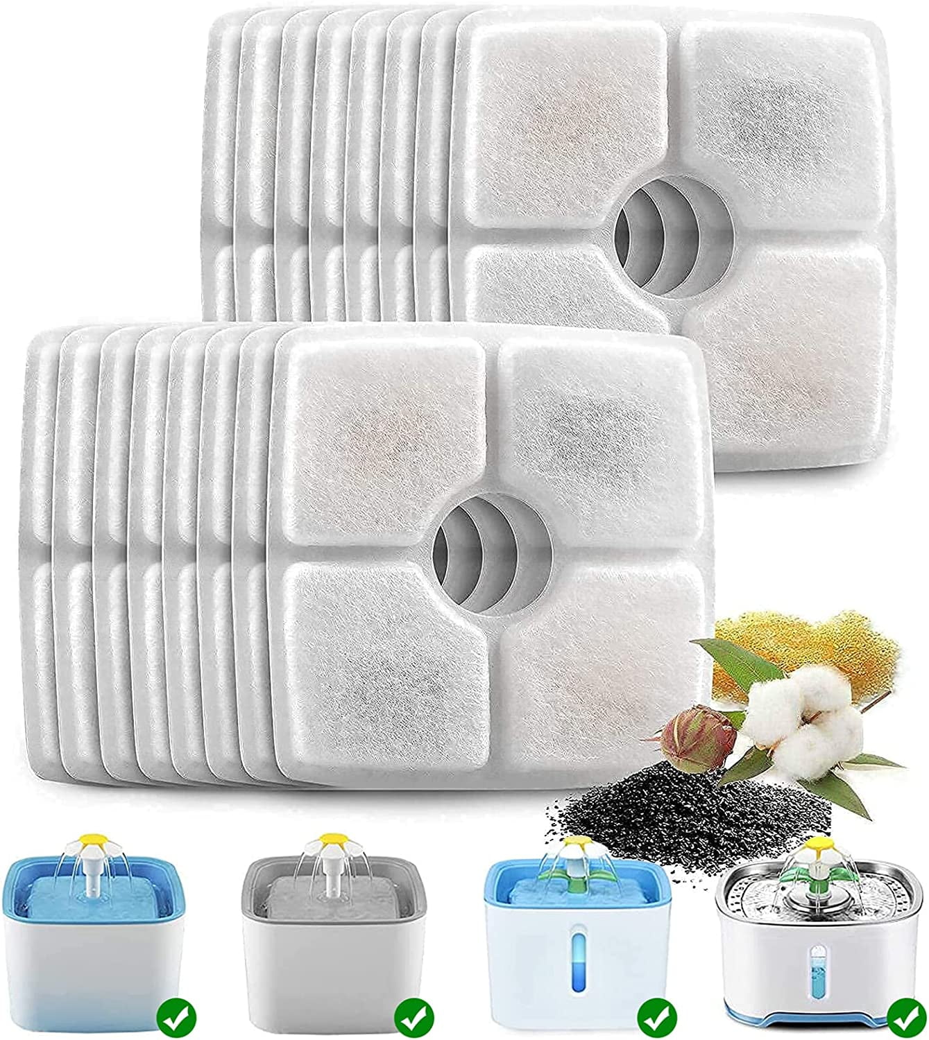 نافورة مياه قطط 2.5 لتر