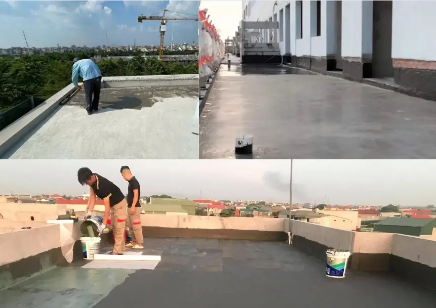 Quy trình chống thấm sân thượng