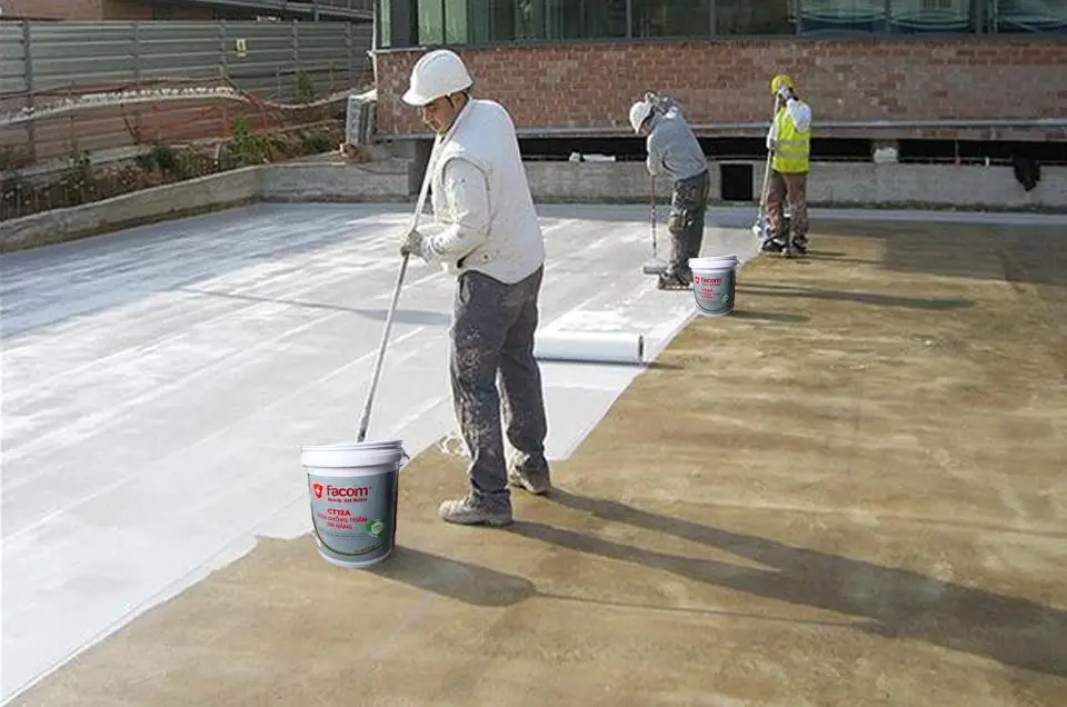 Quy trình chống thấm sân thượng