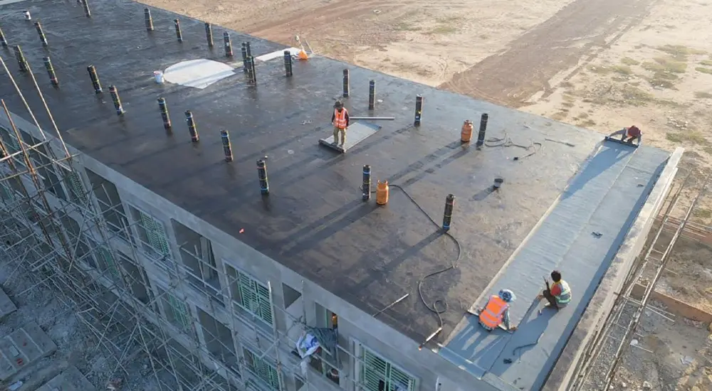 Quy trình chống thấm sân thượng