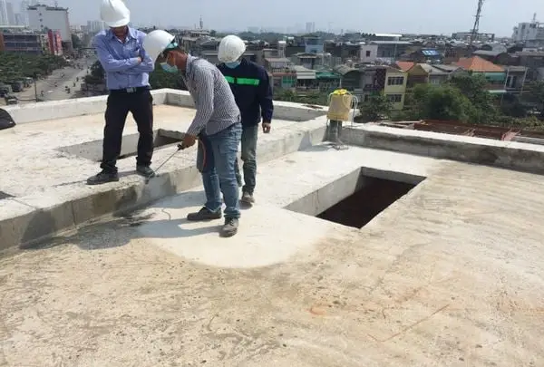 Quy trình thi công chống thấm sàn mái