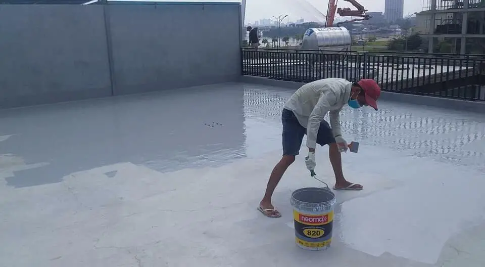 Quy trình thi công chống thấm sàn mái