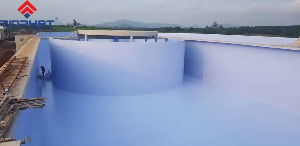 Quy trình chống thấm bể xử lý nước thải
