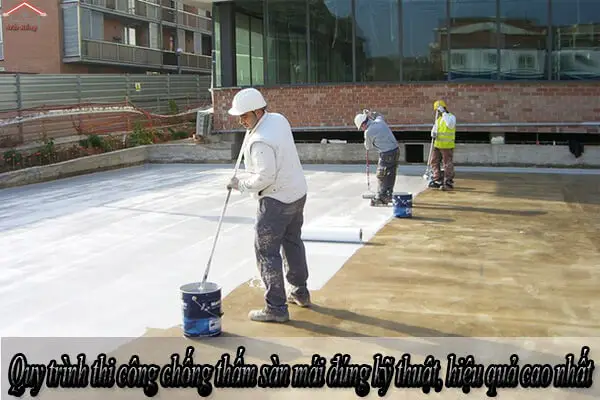 Quy trình chống thấm sàn