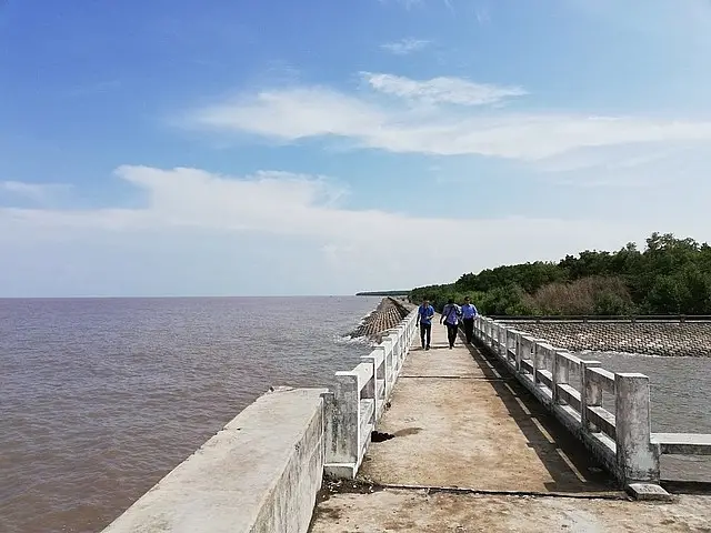 Đê chắn sóng mũi cà mau