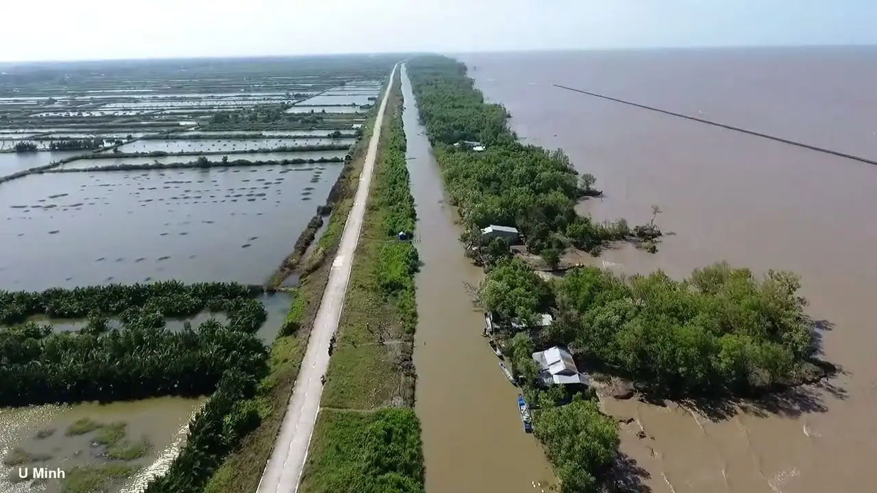 Đê chắn sóng mũi cà mau