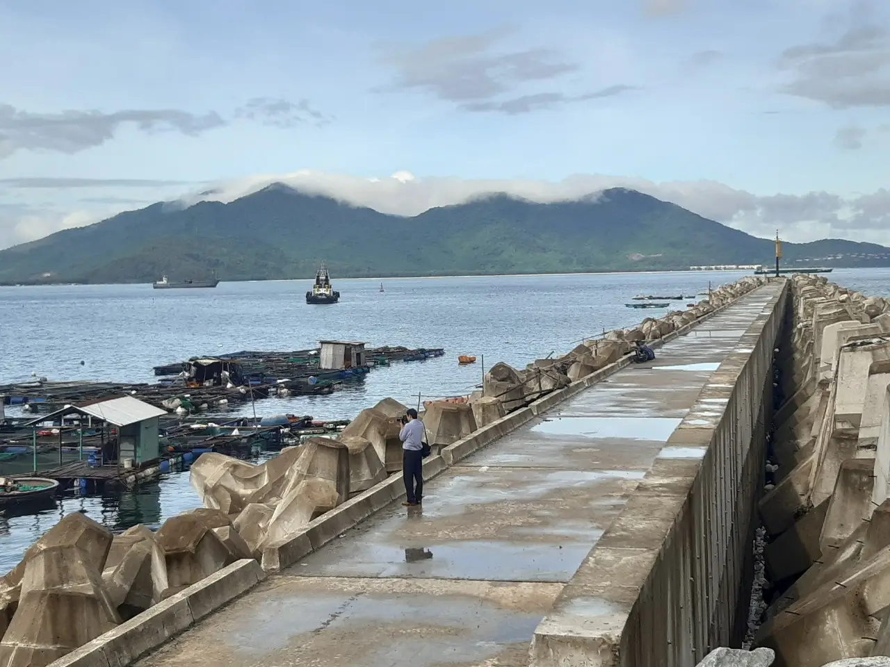 Đê chắn sóng mũi cà mau