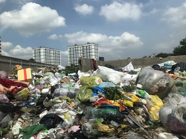 Quy trình chôn lấp rác thải sinh hoạt