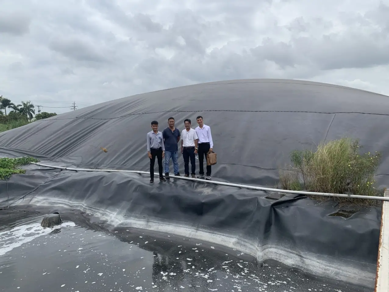 Hầm biogas chứa khí gì