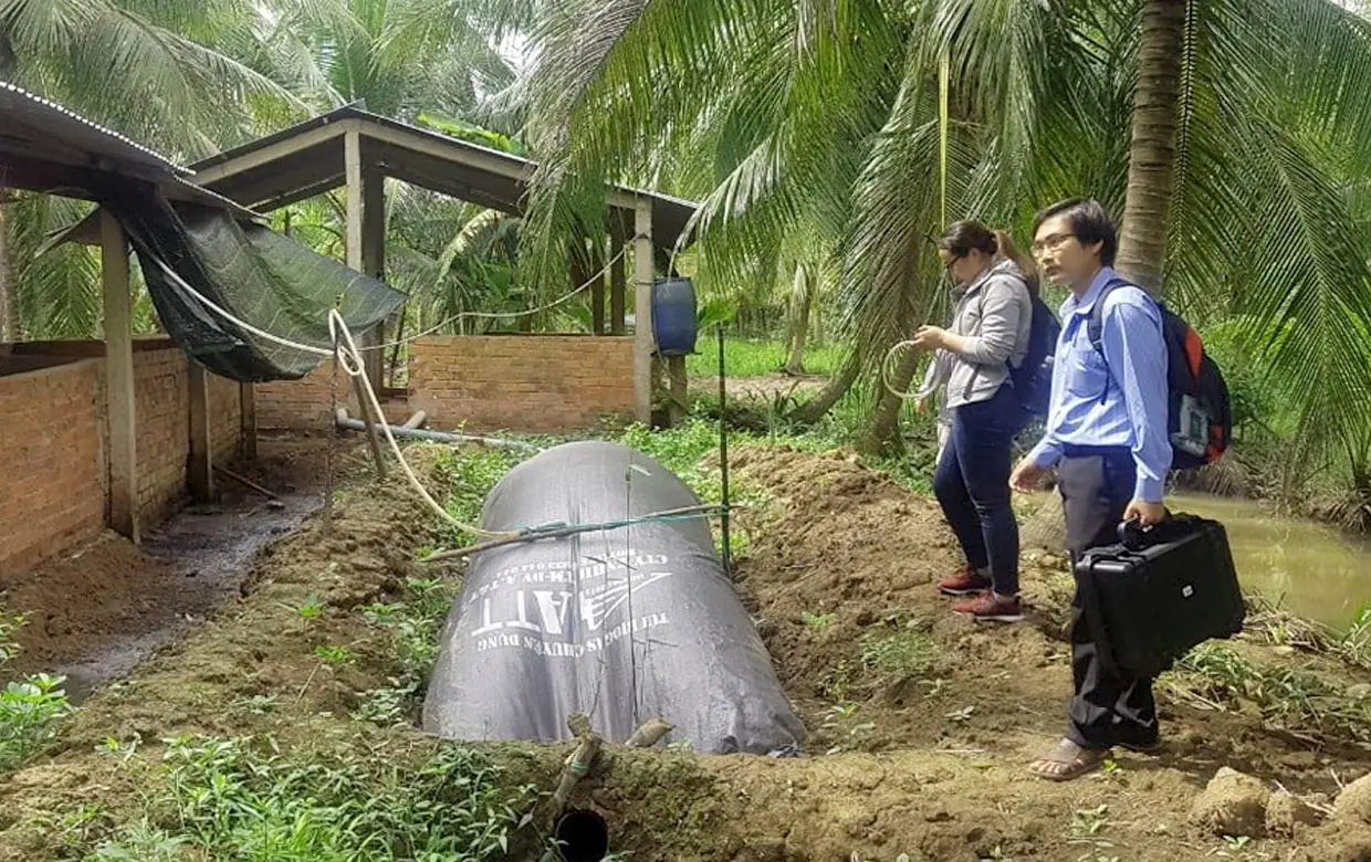 Hầm biogas hộ gia đình