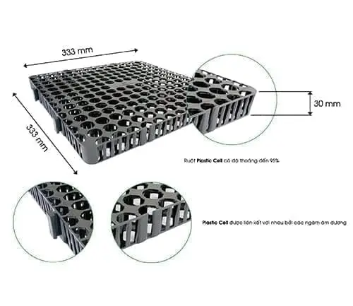 Xanh Mướt Thành Phố, Vỉ Nhựa Trồng Cây - Giải Pháp Xanh Thông Minh