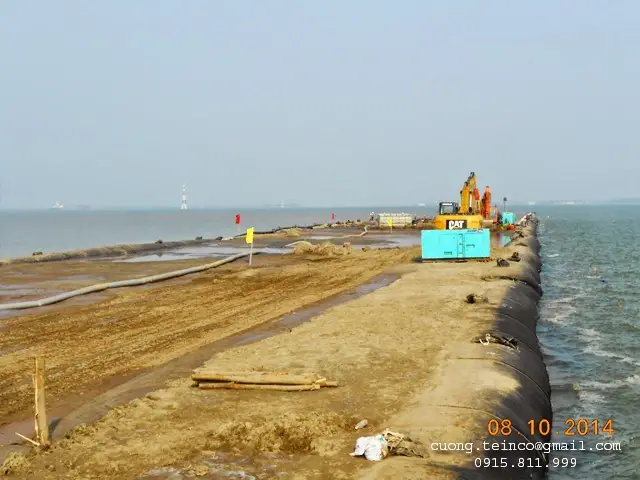 Ống Geotube Chiến Binh Thầm Lặng Bảo Vệ Bờ Biển