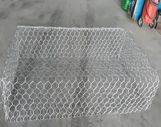 Rọ đá 2x1x0.5 - Hộp rọ đá định hình thông dụng cho công trình tường chắn trọng lực