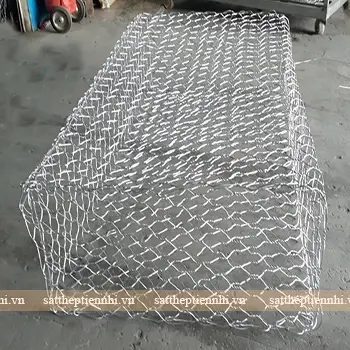 Rọ Đá 2x1x1 – Giải pháp hiệu quả tường chắn đất có cốt và trường trọng lực