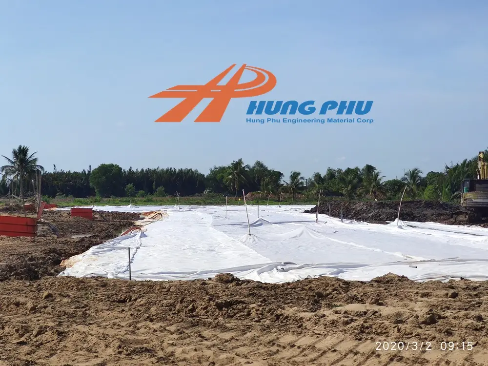 Vải địa kỹ thuật 12kN/m
