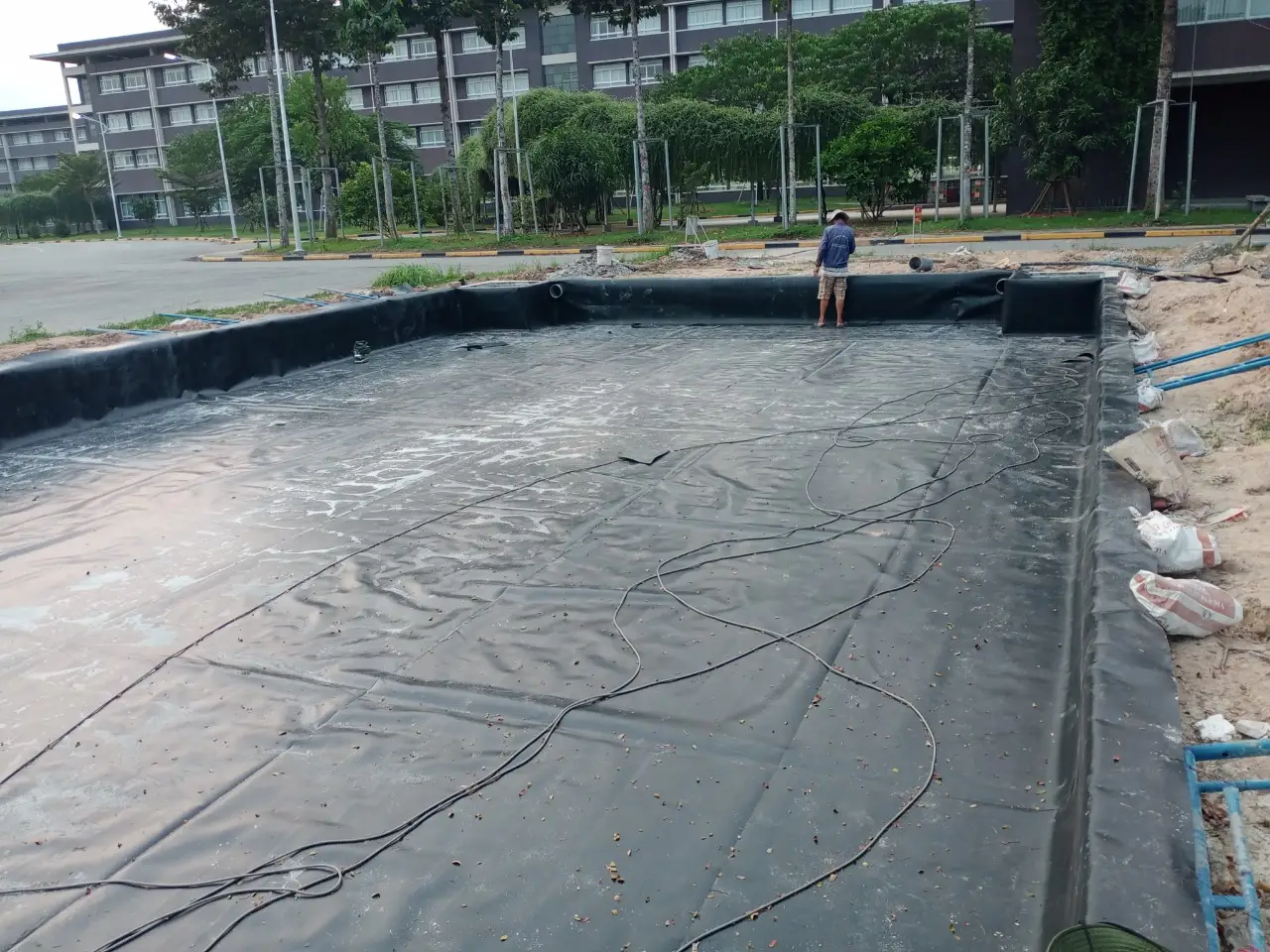 Thi Công Màng Chống Thấm HDPE