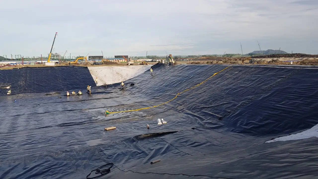 Thi Công Hàn Bạt HDPE