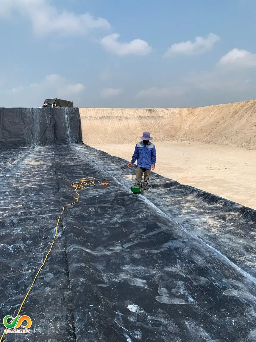 Thi Công Hàn Màng Chống Thấm HDPE