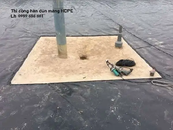 Thi Công Hàn Màng Chống Thấm HDPE