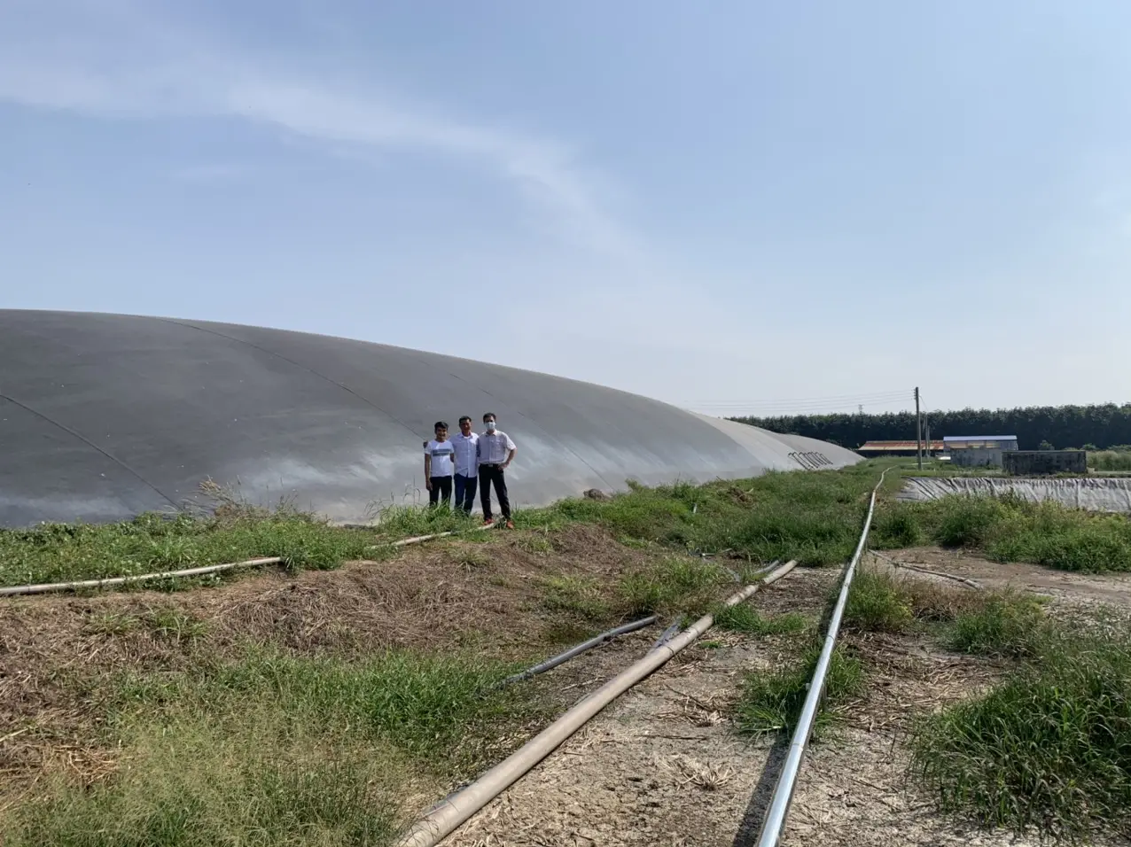 Hầm Biogas Phủ Bạt Nhựa HDPE