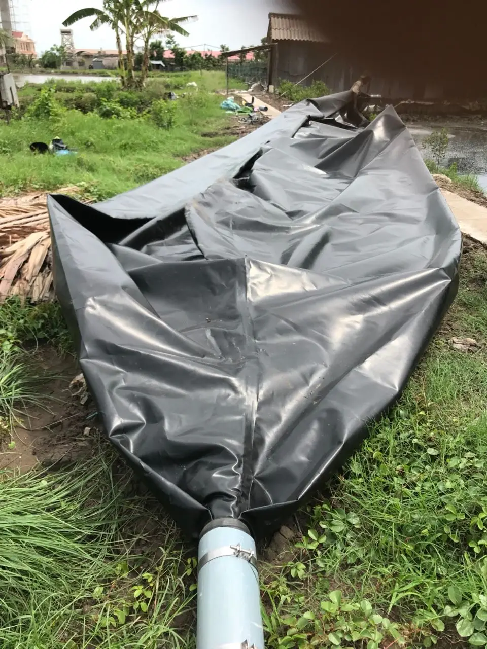 Túi Biogas Ứng Dụng Vật Liệu HDPE