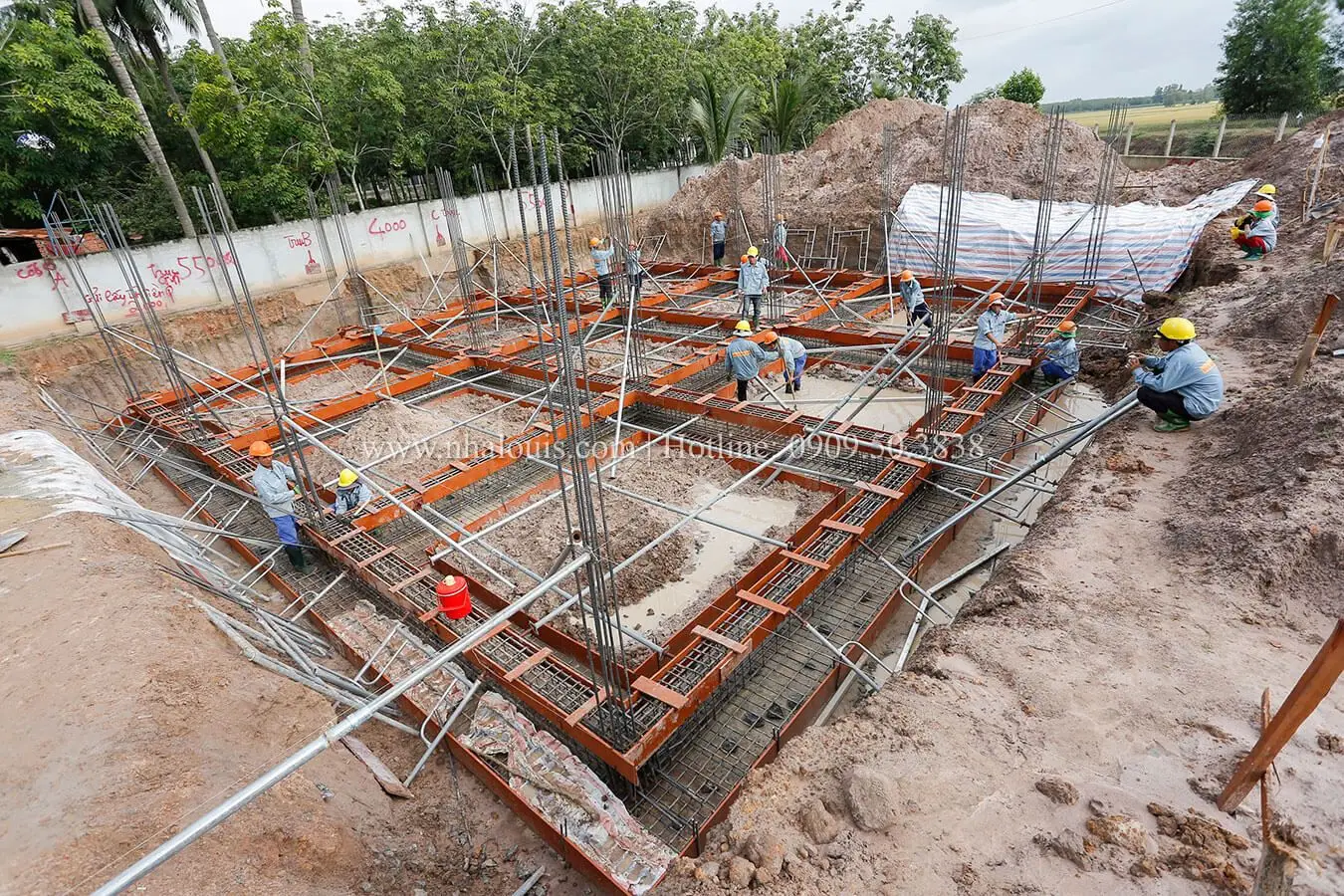 Xử Lý Móng Nhà Trên Nền Đất Yếu