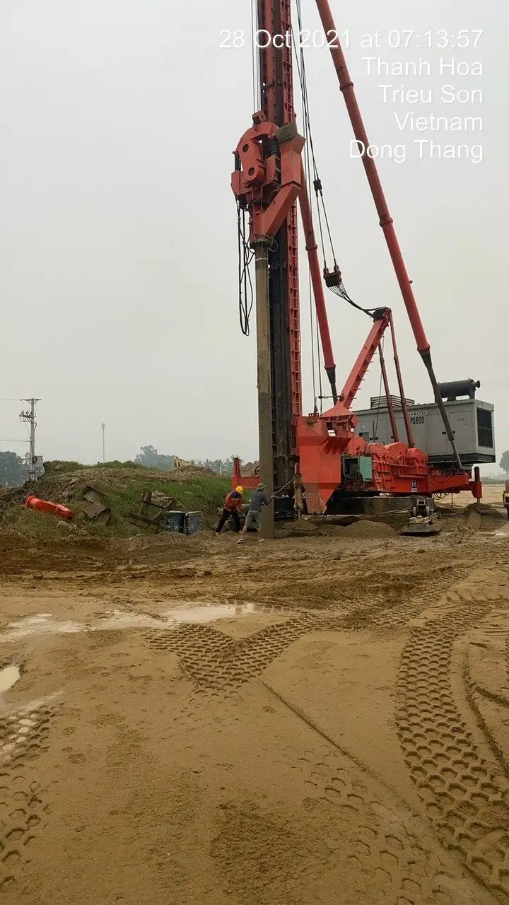 Xử lý nền đất yếu bằng cọc cát