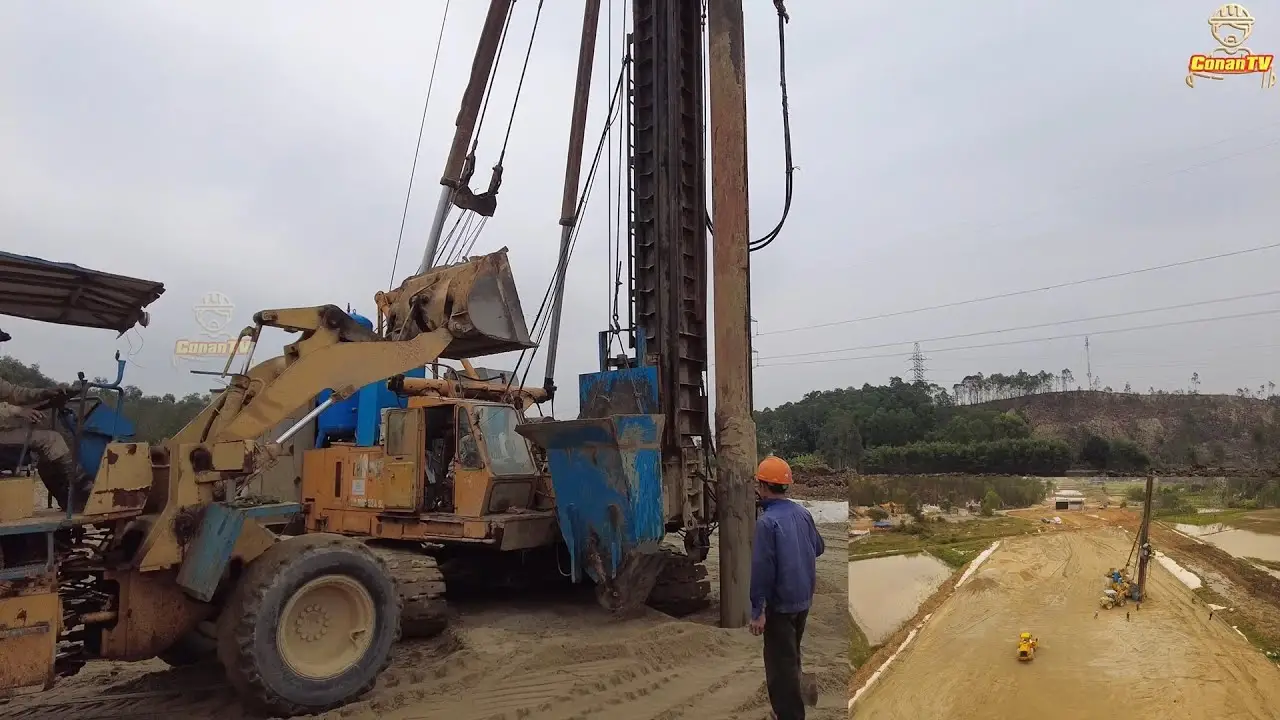 Xử lý nền đất yếu bằng giếng cát