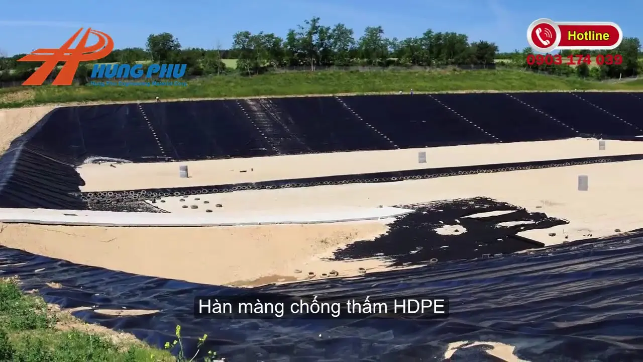 Hàn Màng Chống Thấm HDPE - Bí Quyết Bền Vững Cho Mọi Công Trình
