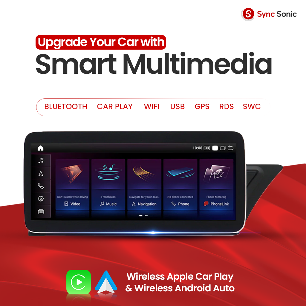 Audi A5 A4 B8 2007-2016 Android 14 Car Stereo Head Unit | CarPlay Android Auto RHD view 2