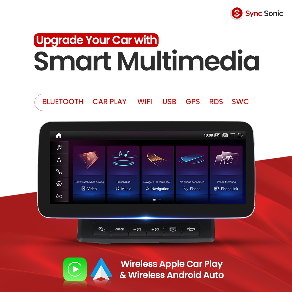 Audi A6 C6 2005-2011 Android 14 Car Stereo Head Unit | CarPlay Android Auto S RS view 2