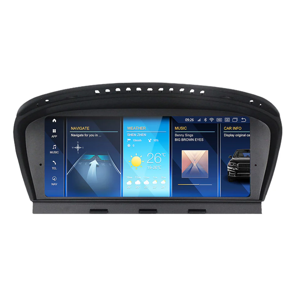 SyncSonic Premium BMW 3 5 6 Series E90 E91 E92 E93 E60 E61 E62 E63 E64 Android 14 Car Stereo Head Unit | CarPlay Android Auto CCC & CIC