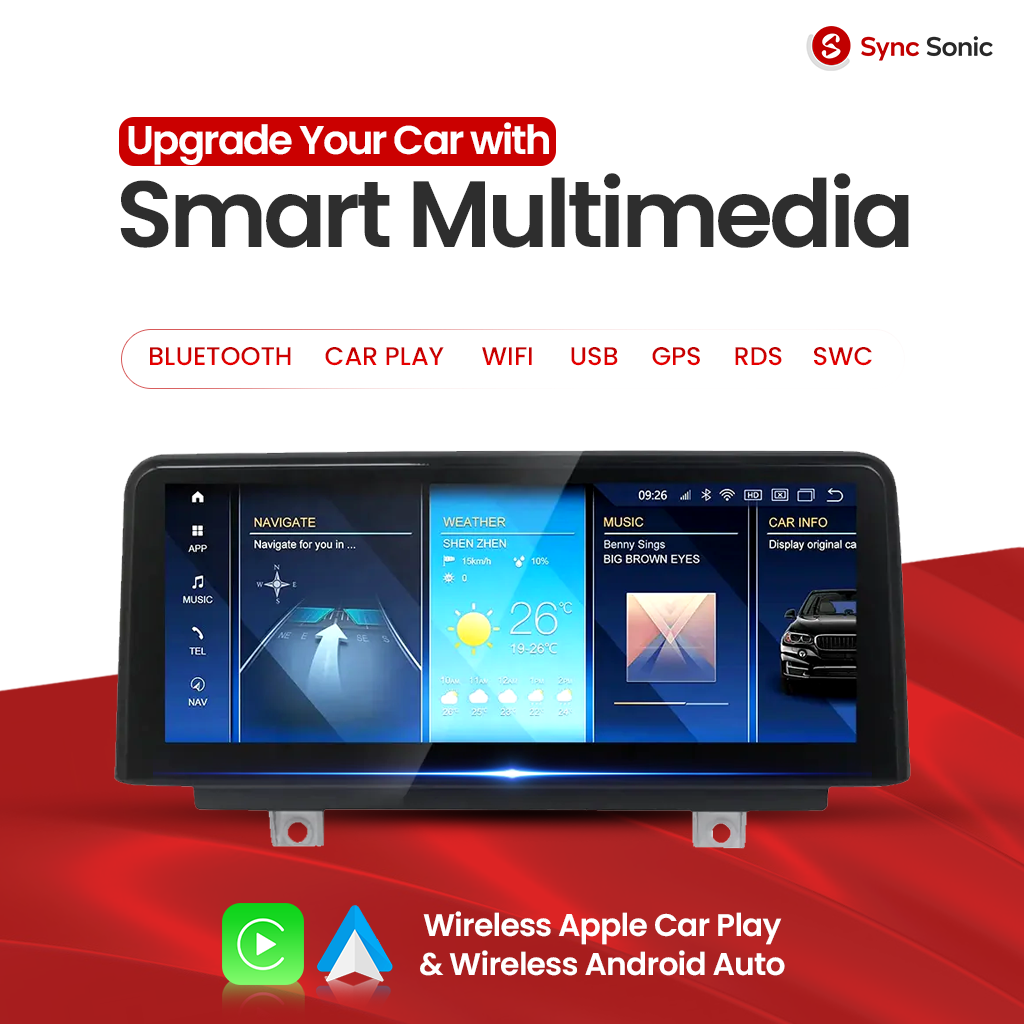 BMW 2 Series Active Tourer 2014-2019 F45 F46 F87 Android 14 Car Stereo Head Unit | CarPlay Android Auto NBT EVO view 2