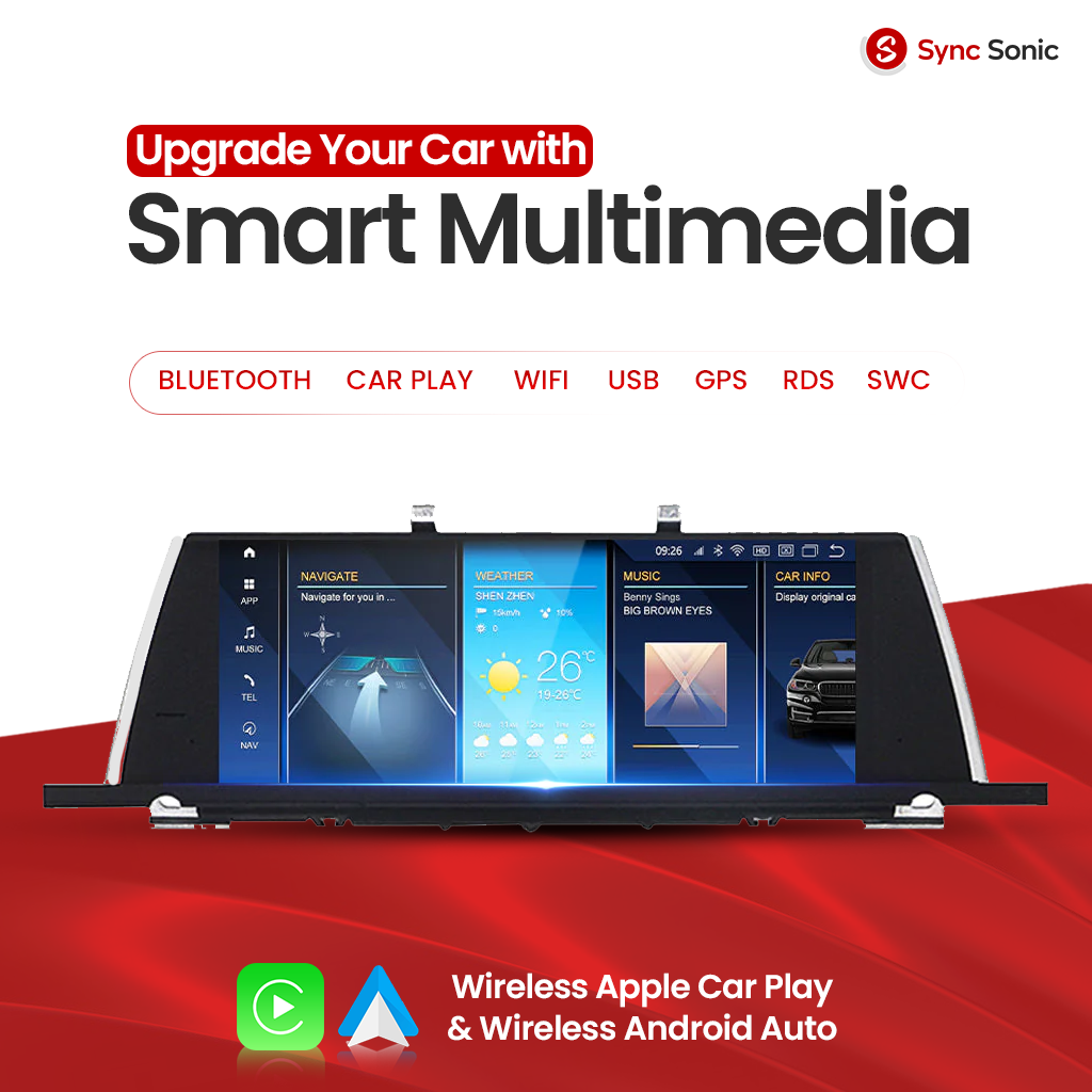 BMW 5 Series GT 2009-2017 F07 Android 14 Car Stereo Head Unit | CarPlay Android Auto CIC NBT view 2