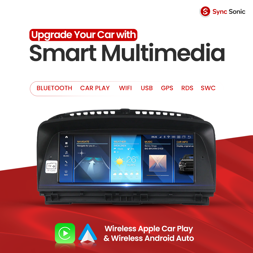 BMW 7 Series 2001-2008 E65 E66 Android 14 Car Stereo Head Unit | CarPlay Android Auto CCC view 2