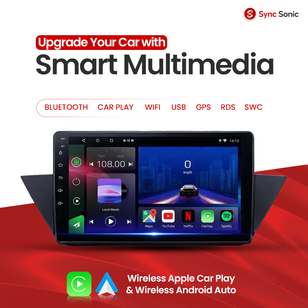 BMW X1 2009-2015 Android 15 Car Stereo Head Unit | CarPlay & Android Auto view 2