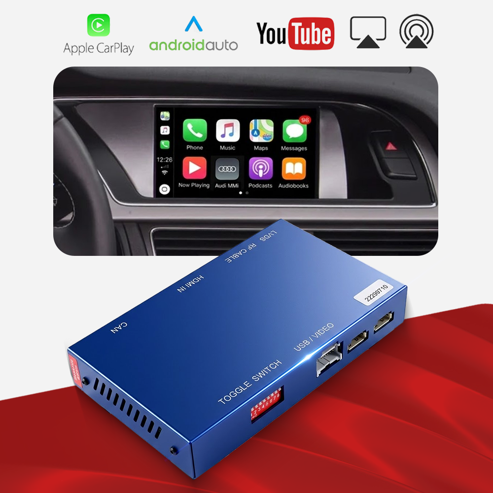 Syncsonic Premium For Audi Wireless Apple CarPlay Retrofit Android Auto Decoder Integration secondary view