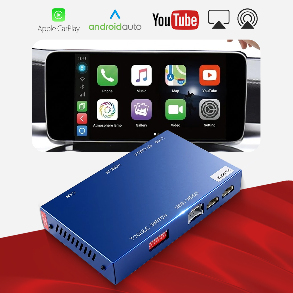Syncsonic Premium For Mercedes Wireless Apple CarPlay Retrofit Android Auto Box NTG Original Screen secondary view