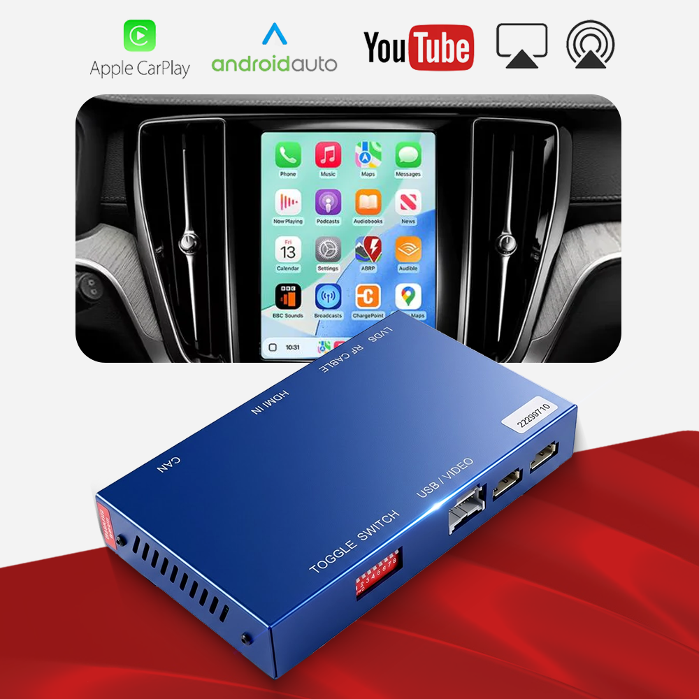 For Volvo Wireless Apple CarPlay Retrofit 2017-2022 Android Auto 9inch Original Screen view 2