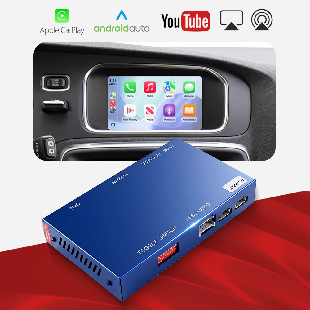 For Volvo Wireless Apple CarPlay Retrofit 2013-2020 Android Auto 7inch Original Screen view 2