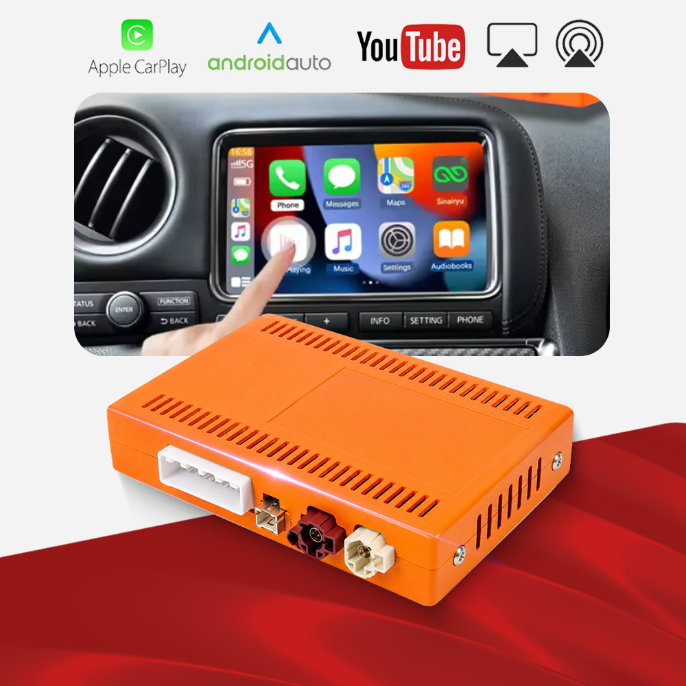For Nissan GT-R Wireless Apple CarPlay Retrofit Android Auto 2009-2016 view 2