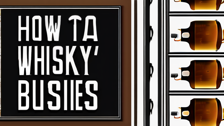 How to start a whiskey business