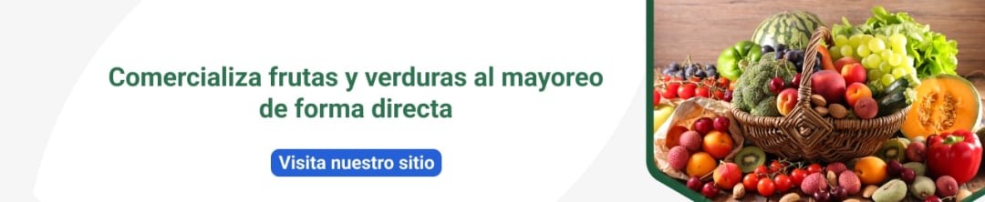 Comercializa frutas y verduras la mayoreo de forma segura