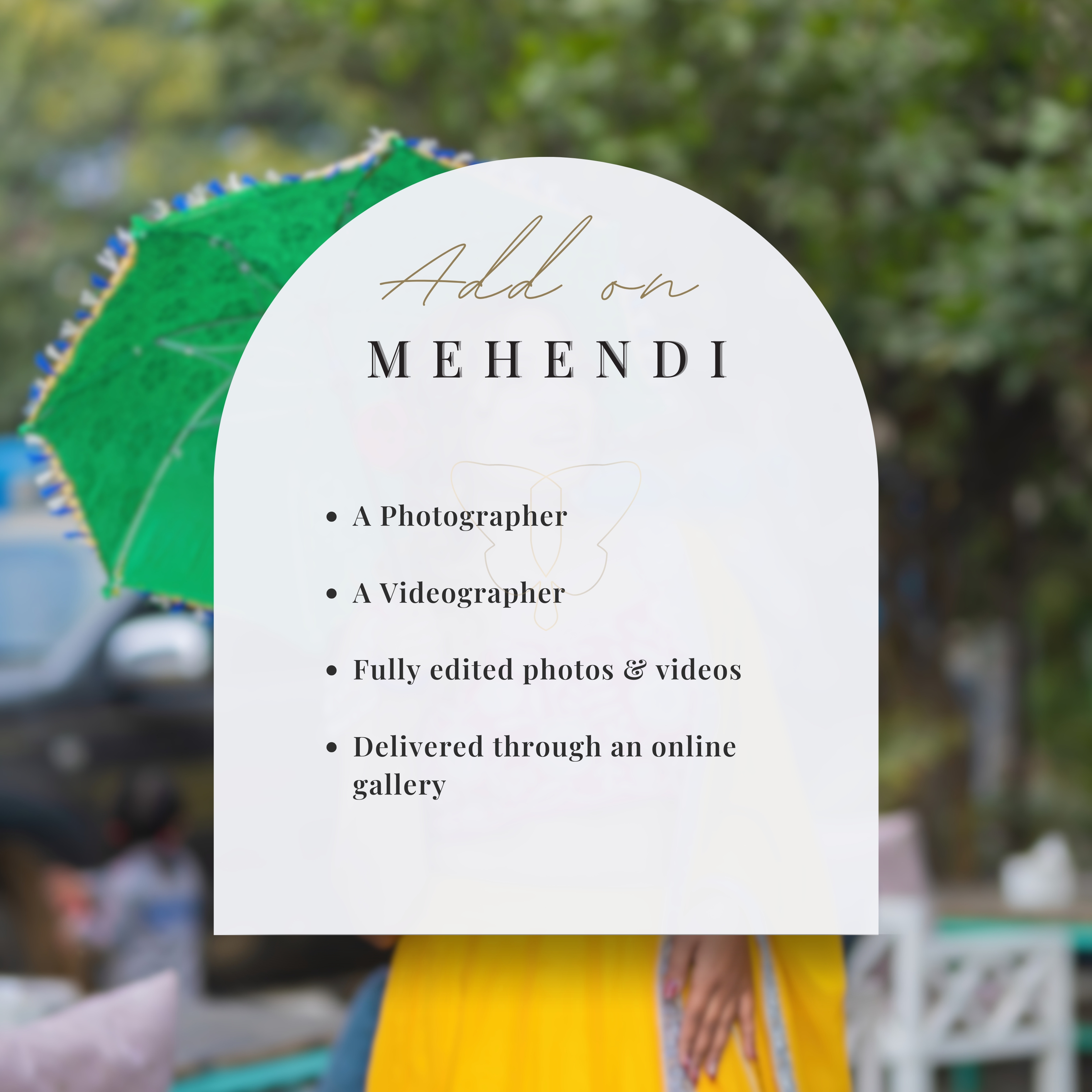 Mehendi Add-on
