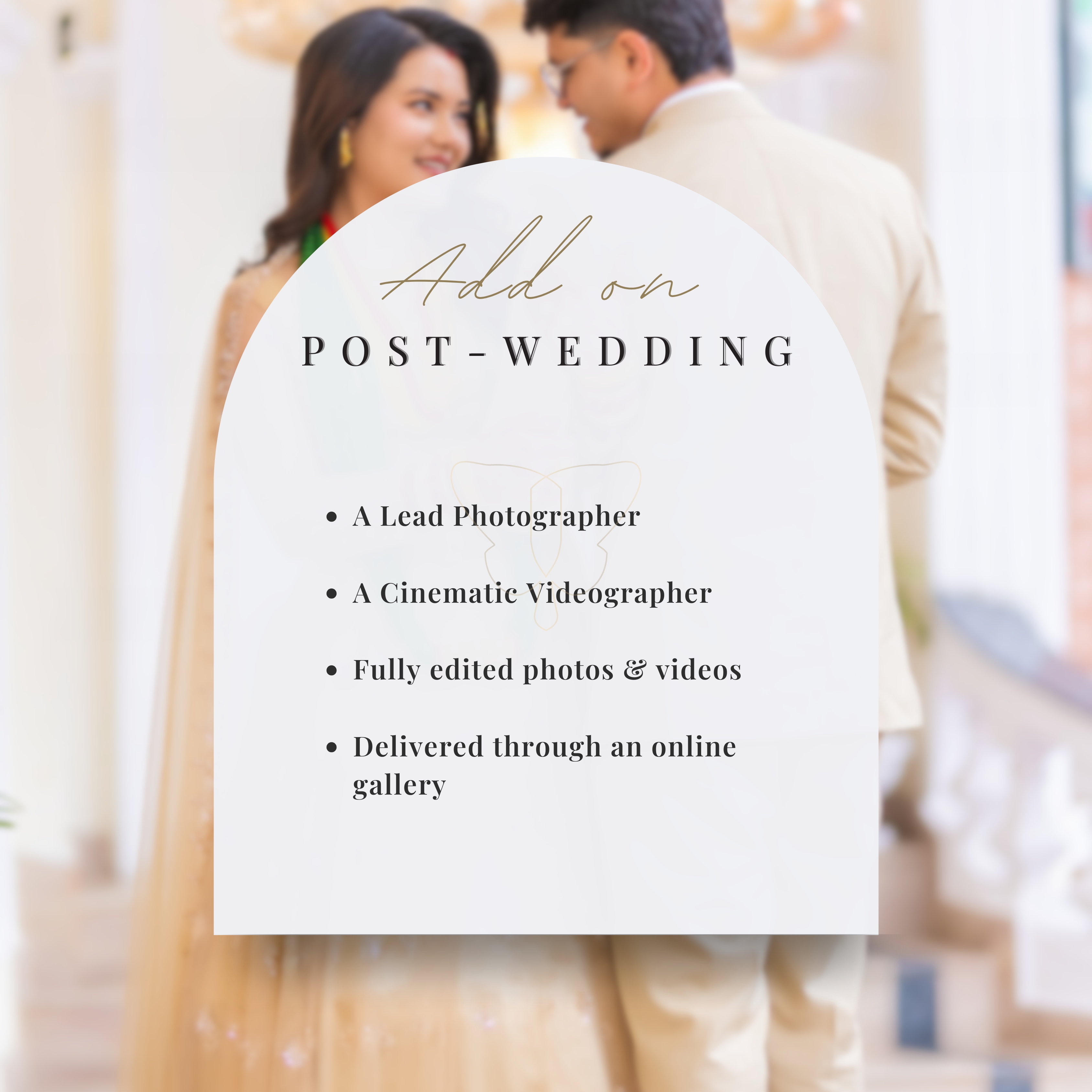 Post Wedding Add-on