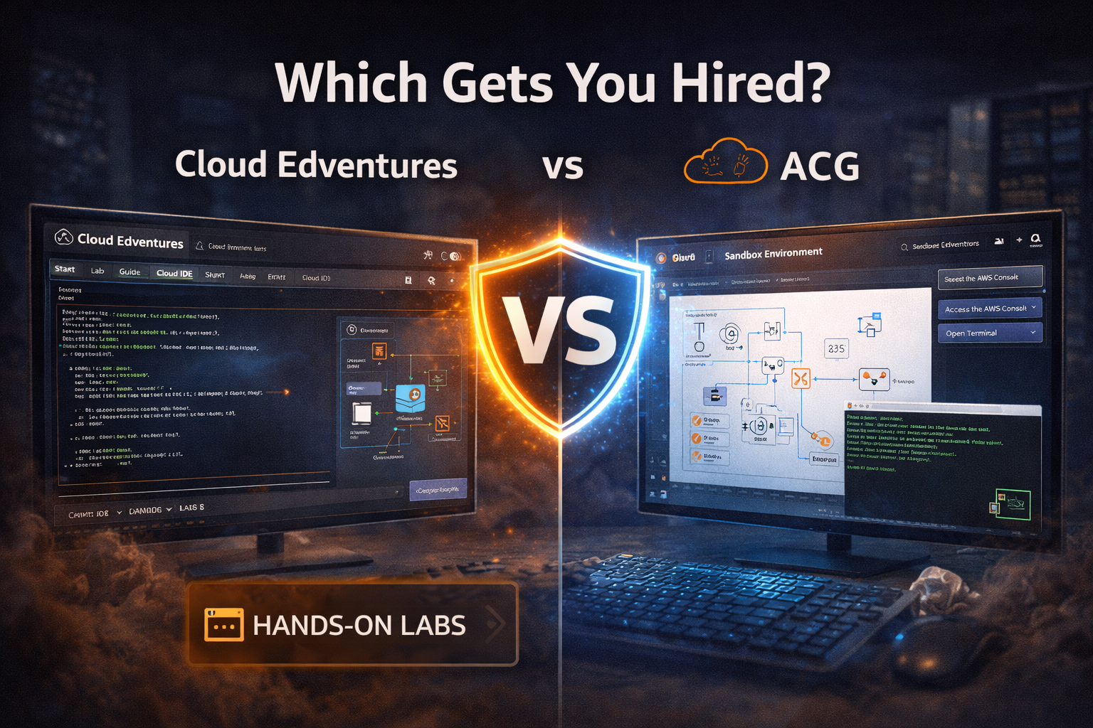 Cloud Edventures vs A Cloud Guru Which Hands-On AWS Platform Actually Gets You Hired